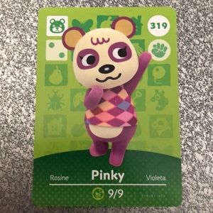 Pinky Animal Crossing Amiibo